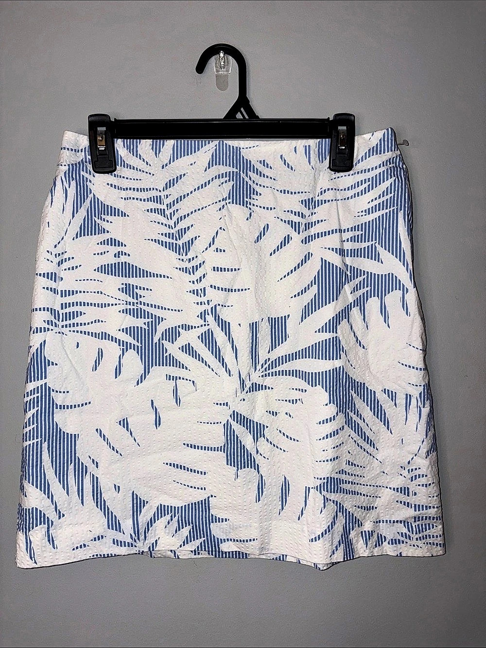 Talbots Abstract Tropical Print Mini Skirt Size 4 Like New